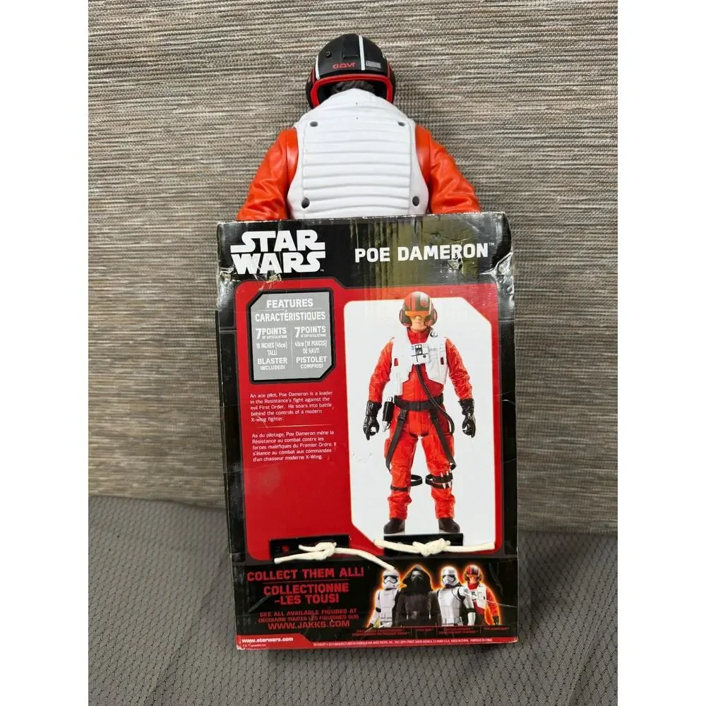 Star Wars Poe Dameron Ace Pilot 18 inch Jakks Big Figs Action Figure NEW